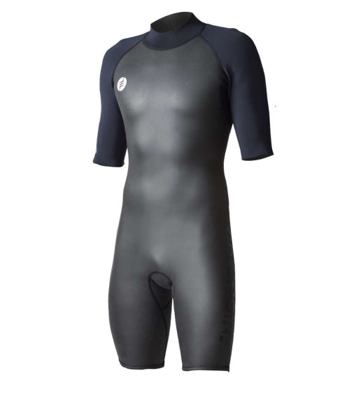 Silo 2/2 short sleeve back zip shorty